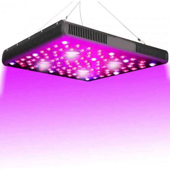 COB 2000 Watt LED Grow Light Full Spectrum Plant Grow Lamp with Daisy Chain Veg and Bloom Switch for Hydroponic Greenhouse Indoor Plant Veg and Flower