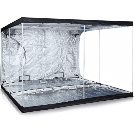 Anjeet 120"x120"x80" Grow Tent Mylar Hydroponic Grow Tent for Indoor Plant Growing Non Toxic Hut (120"x120"x80")