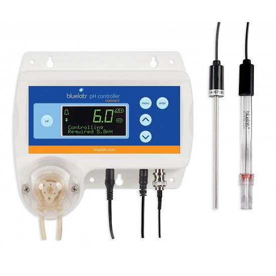 Bluelab CONTPHCON pH Controller Connect with Monitoring, Dosing and Data Logging of Solution pH Levels (Connect Stick not Included)