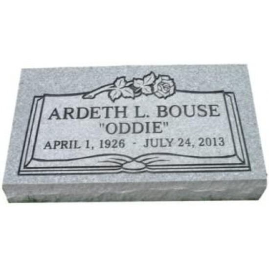Cemetery Marker Headstone Monument Engraving Included 100 Usa Monument Grade Granite Ships 7258