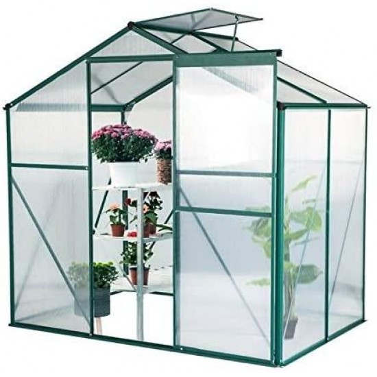 Greenhouses for Outdoors-Portable Greenhouses for Outdoors-6 Ft. W x 4 Ft. D Greenhouse-Perfect for The Home Gardening Enthusiast