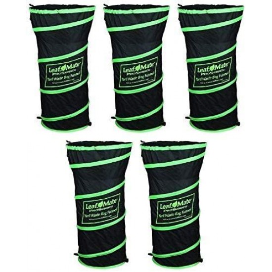 Leafmate Paper Bag Funnel, Heavy Duty Leaf and Lawn, Yard Waste Bag Chute (F?v