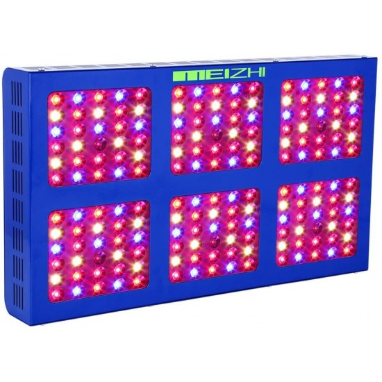 MEIZHI 900W LED Growing Light, Updated Reflector Plants Lamps Dual Switches Full Spectrum for Indoor Tent Veg Flowers - 180pcs LEDs,High Efficiency Grow Lights