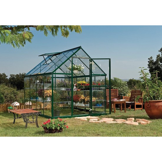 Palram Nature Harmony Greenhouse, 6' wide x 8' long